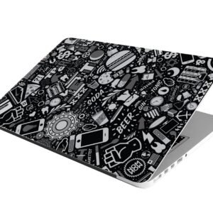 Full Laptop Skin Bubble-Free HD Quality Sticker for Laptops Upto 15.6" Compatible with Apple/Dell/HP/Lenovo/Acer/Asus/Sony (Dustproof|Waterproof|Scratchproof|Reusable)-SODA FL SPE1