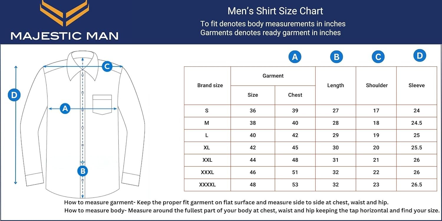 Majestic Man Comfort Slim Fit Solid Pure Cotton Casual Shirt - Image 7