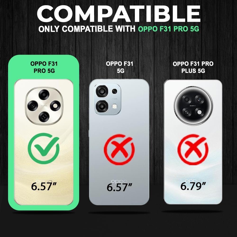 Armor Oppo F31 Pro 5G Bumper Back Case Cover | Ring Holder & CD Pattern Sliding Camera Shutter Cover | Back Case Cover for Oppo F31 Pro 5G (Blue) - Image 2