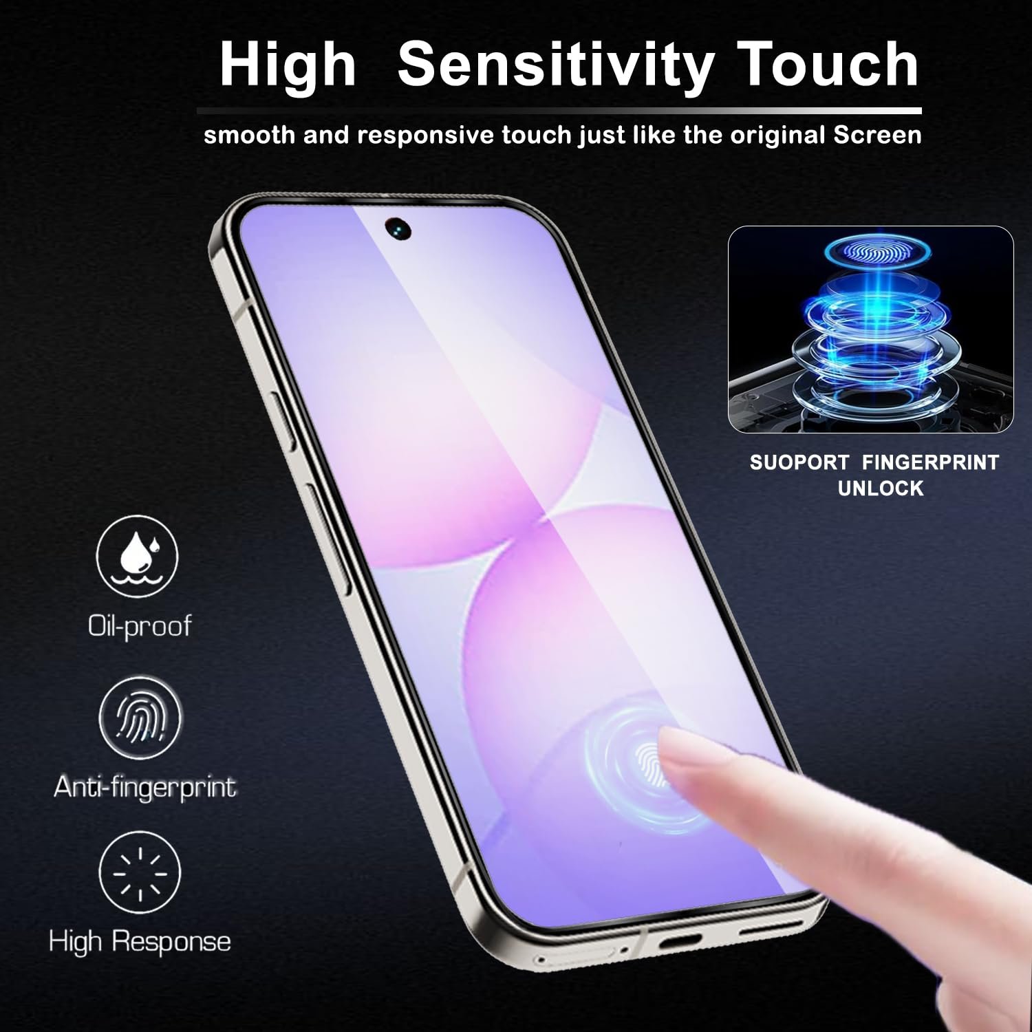 Premium Tempered Glass Screen Protector Guard For Oppo F31 Pro 5G (6.57 Inch, Pack of 2) | Edge to Edge Coverage With Easy to installation kit - Image 4