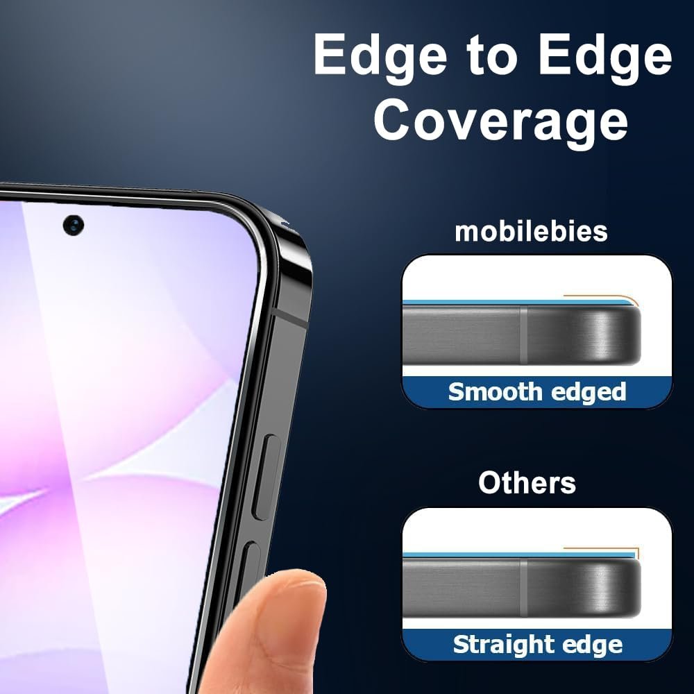 Premium Tempered Glass Screen Protector Guard For Oppo F31 Pro 5G (6.57 Inch, Pack of 2) | Edge to Edge Coverage With Easy to installation kit - Image 6