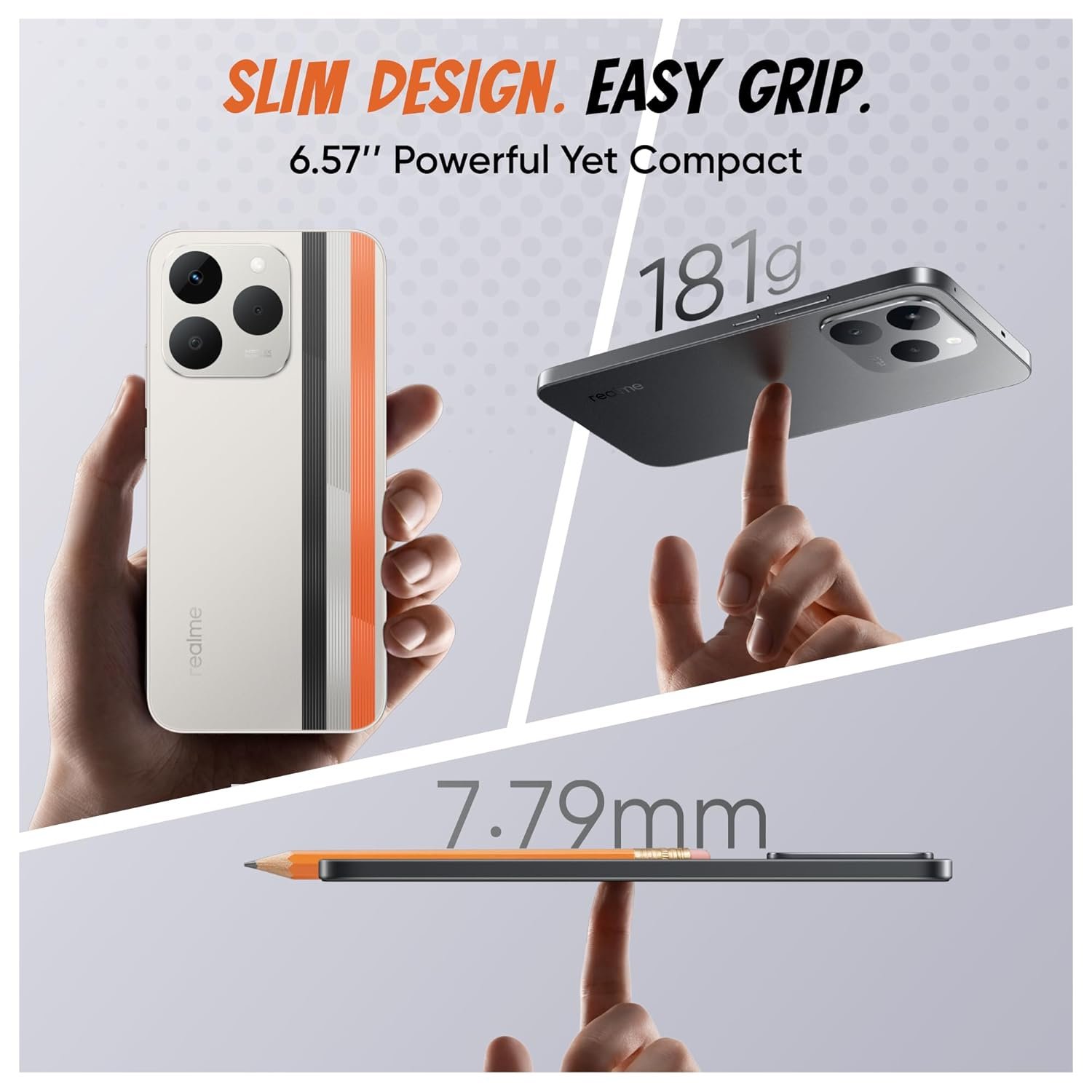 realme NARZO 90 5G (Carbon Black,6GB+128GB) | 7000mAh Biggest Battery | 60W Fastest Charging | 50MP Front & Rear AI Cameras | 4000nits Brightest Display | AI Assist | IP69 Dust & Water Resistance - Image 7