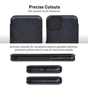 Business Style Horizontal Magnetic Flip Leather Case for Oppo F31 5G Black