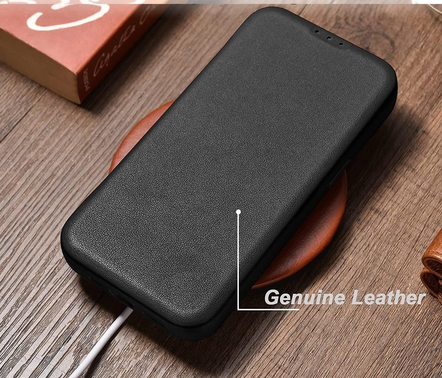 Smart Magnetic Closer Flip Cover for Oppo F31 5G (Black) - Image 5