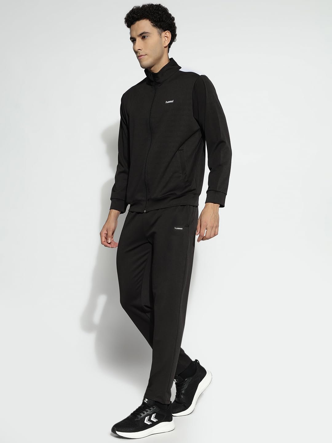 hummel Reno Men's Regular Fit Track Suit with Zipper and Pockets Comfortable Breathable Stretchable Soft Fabric For Everyday Use Ideal for Gym Training or Running Loungwear - Image 4