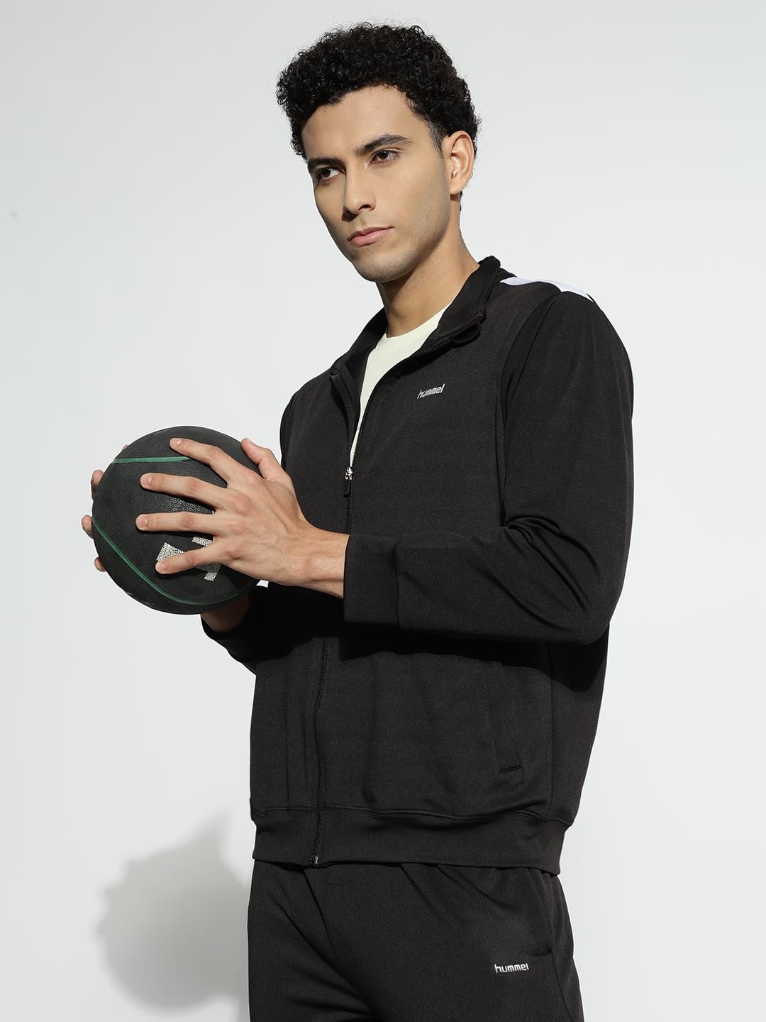 hummel Reno Men's Regular Fit Track Suit with Zipper and Pockets Comfortable Breathable Stretchable Soft Fabric For Everyday Use Ideal for Gym Training or Running Loungwear - Image 7