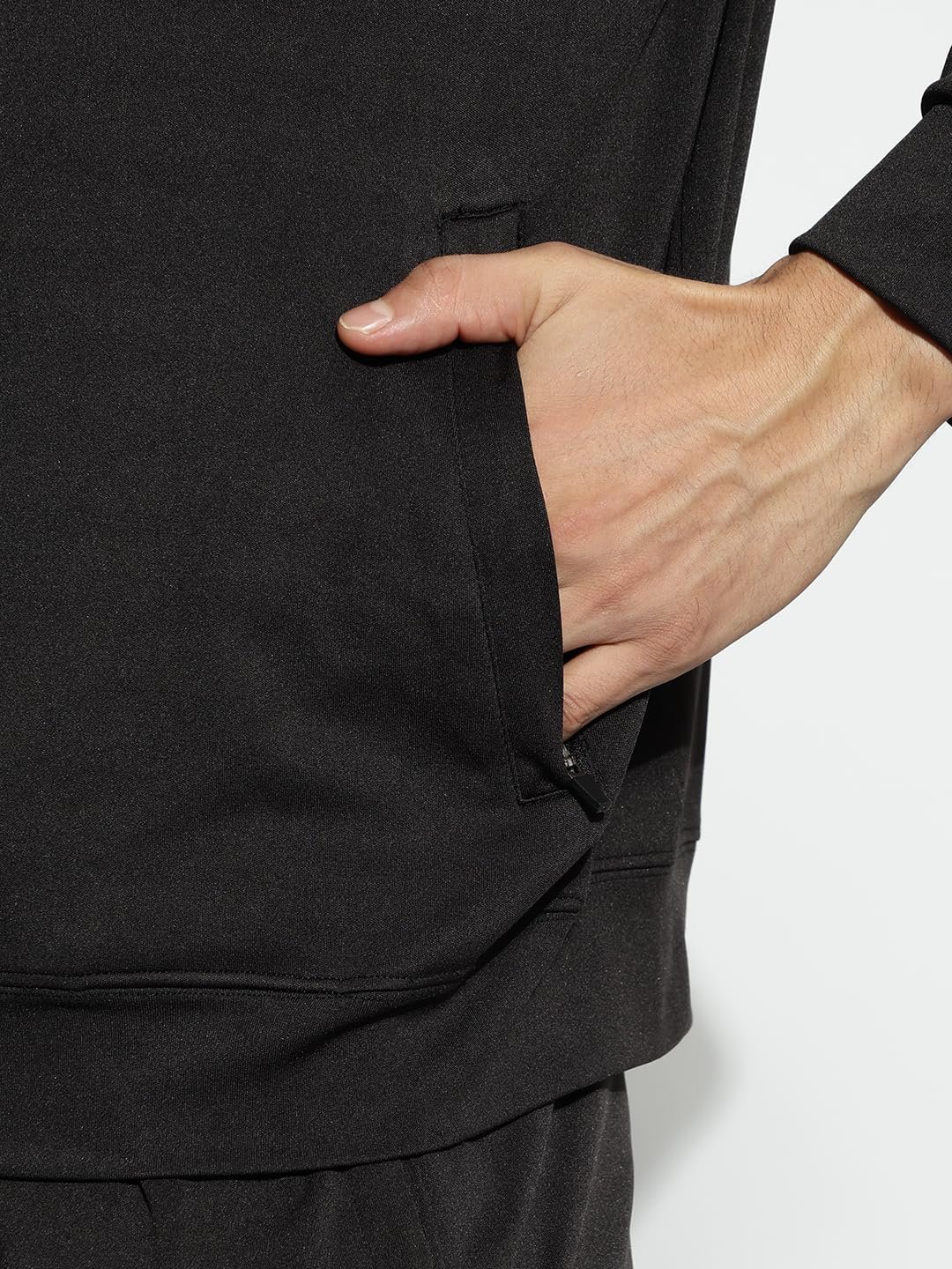 hummel Reno Men's Regular Fit Track Suit with Zipper and Pockets Comfortable Breathable Stretchable Soft Fabric For Everyday Use Ideal for Gym Training or Running Loungwear - Image 9