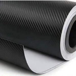 SIA VENDORS Carbon Fibre Twirl DIY Laptop/Trackpad Skin Sticker Lamination Decal Wrap for HP MacBook Apple Lenovo Dell Avita Asus Laptop Upto 15.6 Inch (Pack of 1, 3D Carbon Fibre)