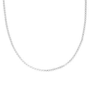 Clara Real 925 Sterling Silver Stellan Men Chain Necklace in 24 inches | Gift for Men and Boys| With Certificate of Authenticity and 925 Stamp