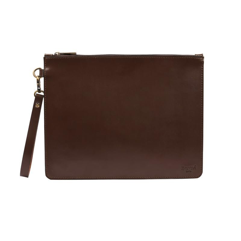 Tan Brown Vegan Leather Laptop Sleeve | Slim Padded Laptop Sleeve Leather Finish | Professional Office Laptop Bag | Slim Laptop for ASUS VivoBook 15 (X542UA)