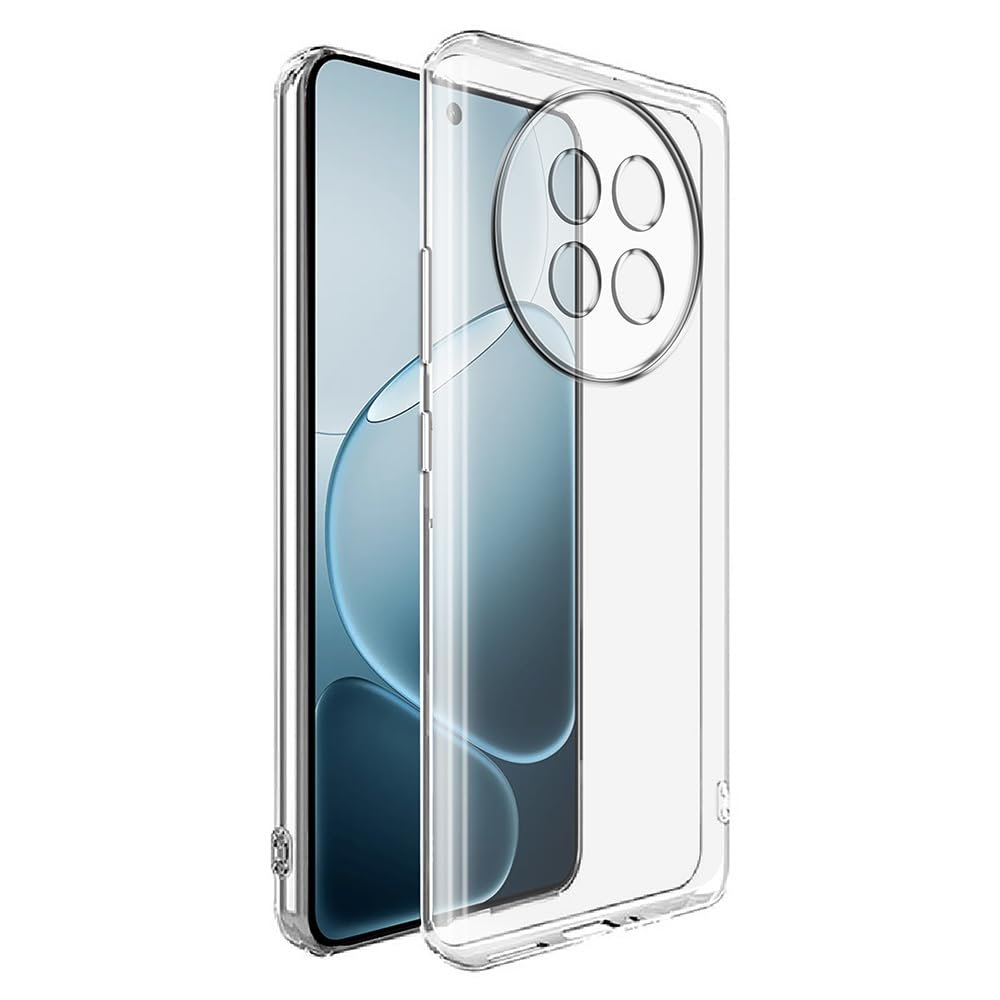 Crystal Clear Back Case for Oppo F31 Pro Plus 5G | Raised Bumps for Camera & Screen Protection | Clear Soft Silicone Back Case Cover for Oppo F31 Pro Plus 5G (TPU | Transparent)