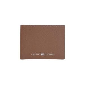 Tommy Hilfiger Men’s Osun Slimfold Wallet – Tan | Saffiano Leather | Ultra-Slim Design| Purse for Men | Ideal for Gifting
