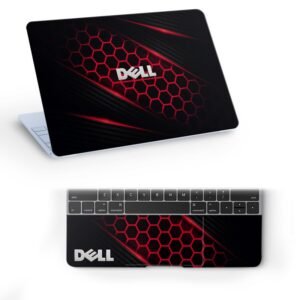 Pattern DL770 Top+Wrist Pad Vinyl Laptop Skin/Sticker/Cover for 14 Inches Laptops Laminated-Removable-HD Quality Compatible for Dell (13.8x9.6 Inches)