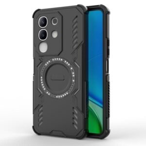 ELICA Armor Back Cover Military Shockproof with AirBag Corners, Heat Dissipation, TPU+PC Hybrid Cover for iQOO Z10x 5G / Vivo T4x 5G