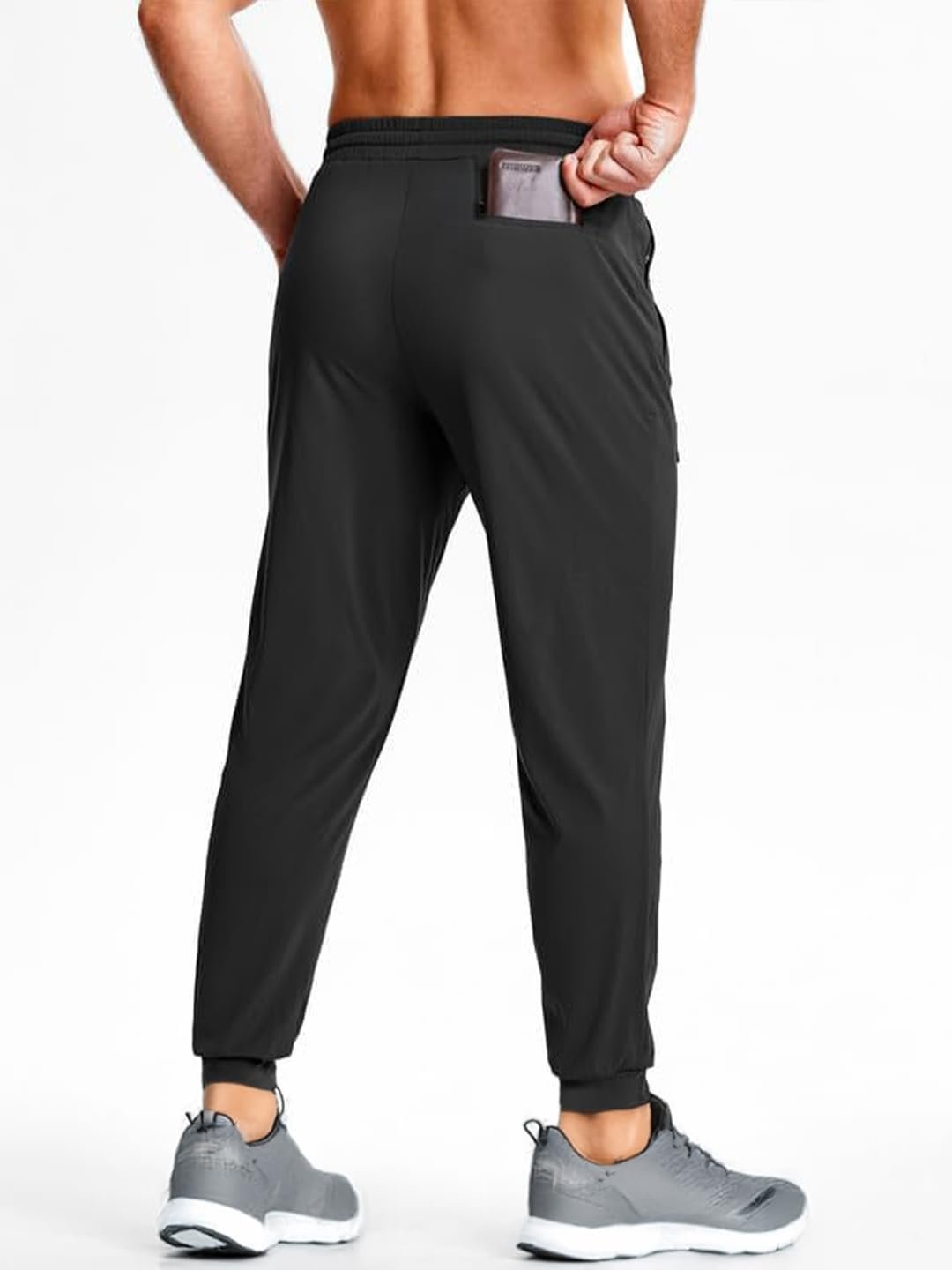 NOBERO Men's Regular Fit Mid Rise Joggers - Image 6