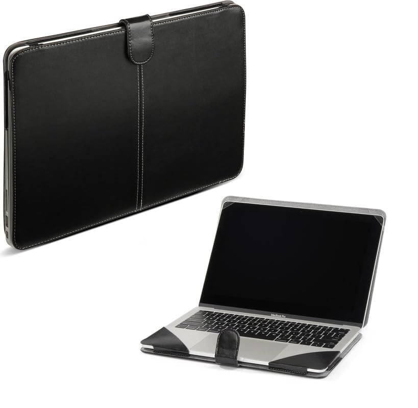 Vivobook 15 PU Leather Case Cover for Asus 15.6-Inch - Compatible with F512/F512DA/F512FA/F512JA/X512 Models, Black (YSB-4EBR)