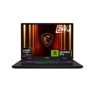 MSI Crosshair A16, AMD 8th Gen. Ryzen 9 8940HX, 41cm QHD+ 240Hz Gaming Laptop (16GB/1TB NVMe SSD/Windows 11 Home/NVIDIA GeForce RTX 5060, GDDR7 8GB/Cosmos Gray/2.5Kg) D8WFKG-035IN