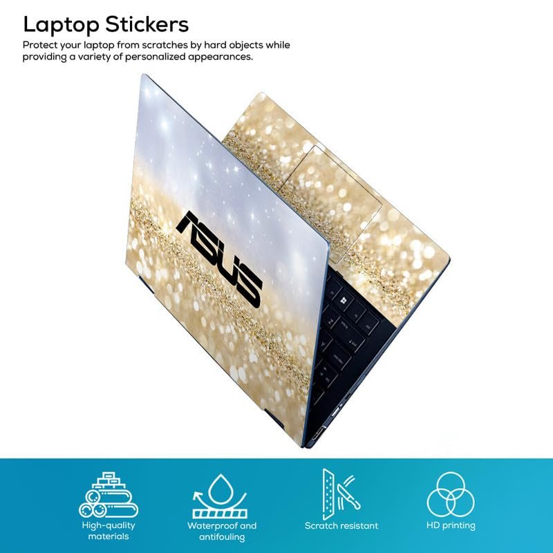 Asus D36 Full Vinyl Laptop Skin/Sticker/Cover for 15 to 15.6 Inches Laptops Laminated-Removable-HD Quality Compatible for Hp-Dell-Sony-Lenovo-Asus etc.(15x10 Inches) - Image 2