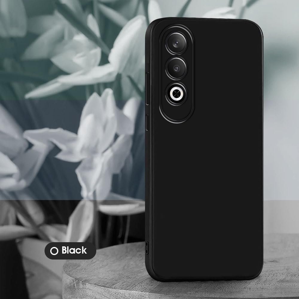 Amazon Brand- Solimo Mobile Cover for OnePlus Nord CE4 5G | Full Camera Protection | Premium Liquid Silicon Case | Flexible Bumper Case for OnePlus Nord CE4 5G (Black) - Image 3