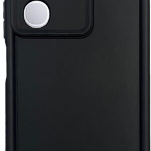 Scalebee Back Cover for Vivo T4x 5G / iQoo Z10x 5G Soft and Flexible Matt Finish Anti Slip Scratch Proof Camera Protection Silicon Phone Case (Black)