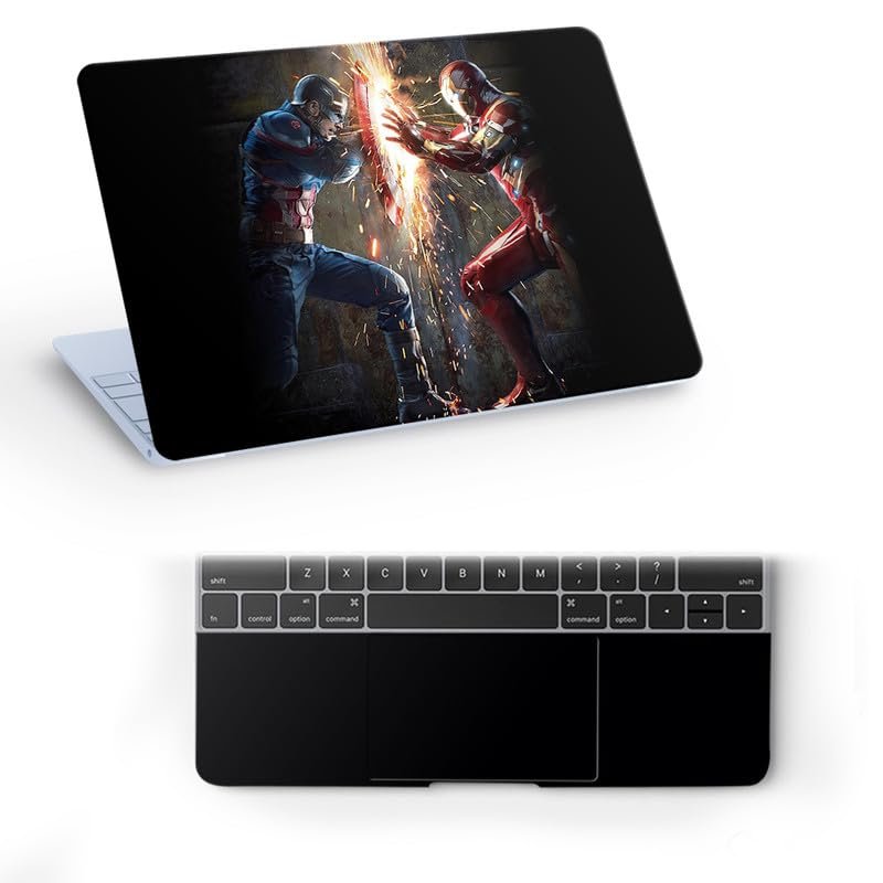 A523 Full Vinyl Laptop Skin/Sticker/Cover for 13 to 13.3 Inches Laptops Laminated-Removable-HD Quality Compatible for Hp-Dell-Sony-Lenovo-Asus etc.(13x9.2 Inches)