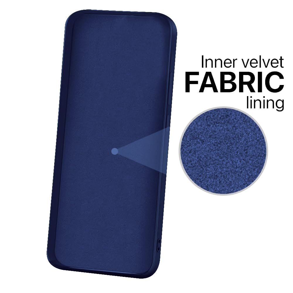 Amazon Brand - Solimo Mobile Cover for OnePlus Nord CE4 Lite 5G | Full Camera Protection | Premium Liquid Silicon Case | Flexible Bumper Case for OnePlus Nord CE4 Lite 5G (Dark Blue) - Image 7