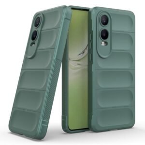 Amazon Basics Mobile Cover for OnePlus Nord CE4 Lite 5G | Full Camera Protection | Liquid Silicon Case | Flexible Bumper Case for OnePlus Nord CE4 Lite 5G (Green)