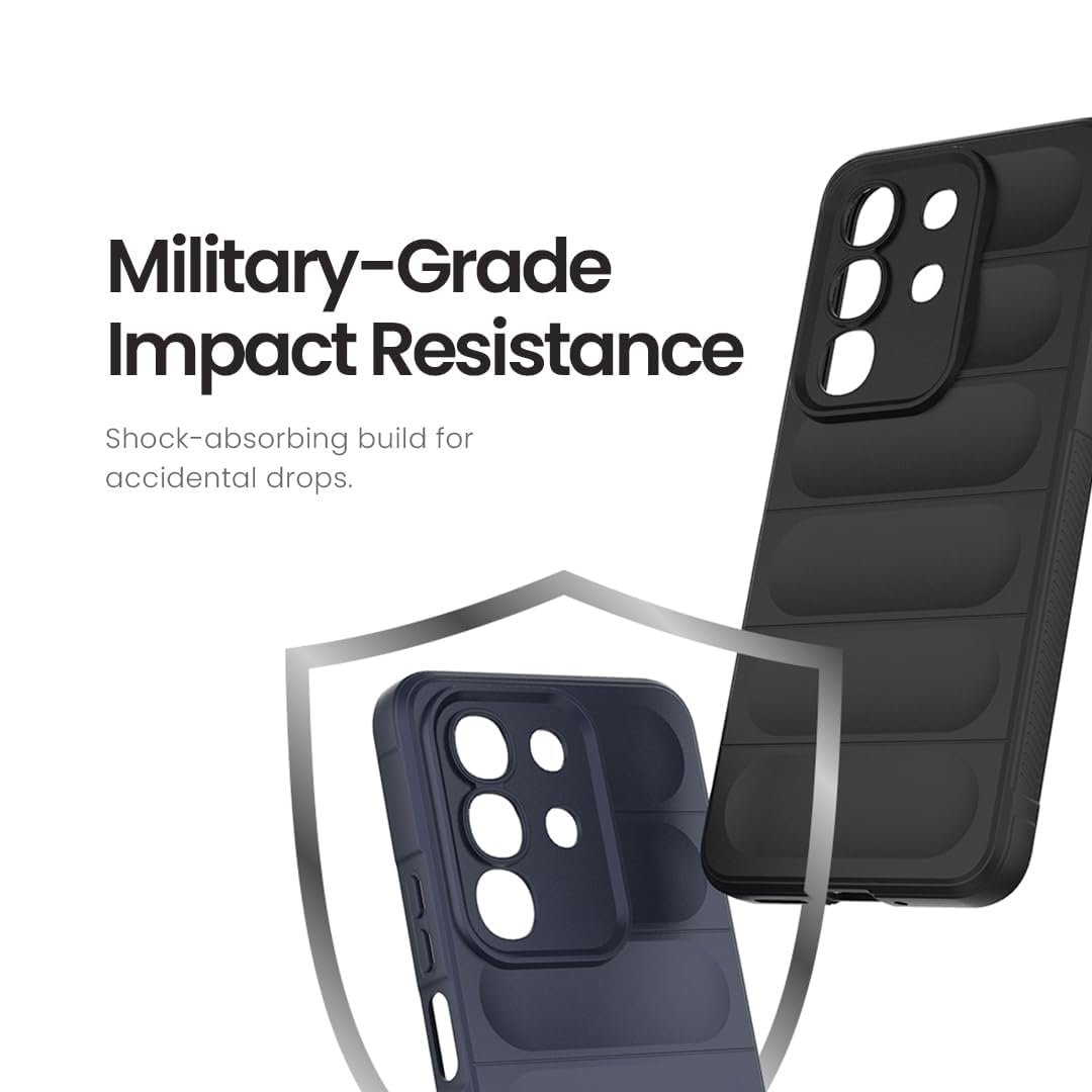 Covers CART Silicon Back Case Cover for iQOO Z10x 5G / Vivo T4x 5G | Liquid Silicon Magic Case with Camera Protection | 360 Degree Protection | Red - Image 4