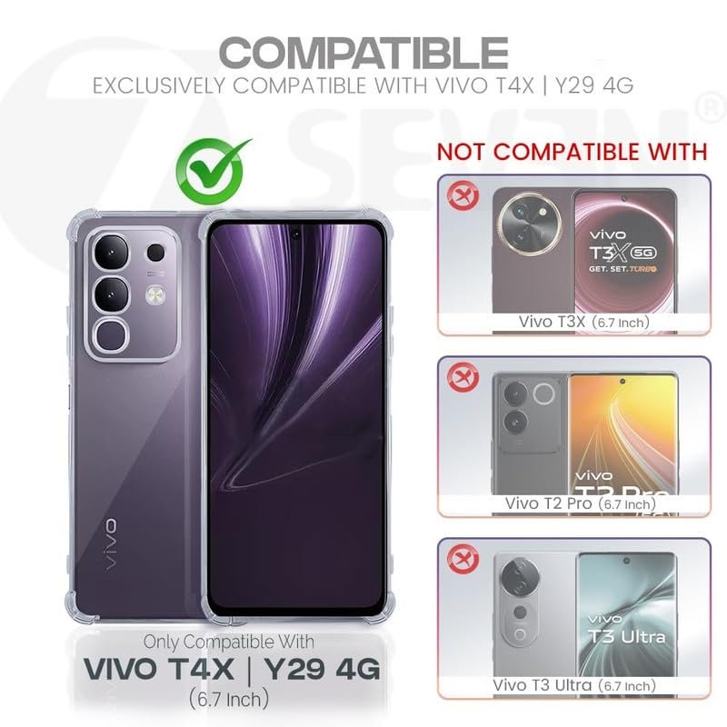 Helix Hard Case Robotic Sliding Camera Window Shockproof Ring Case, Heavy Duty Bumper Case with Kickstand for iQOO Z10x 5G / Vivo T4x 5G / Vivo Y29 4G - Red - Image 6