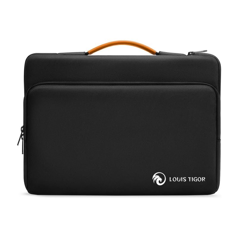 13.3-" Laptop Sleeve Bag, Waterproof Case for MacBook Pro, Surface Laptop, ASUS VivoBook, Surface Book, Premium Protective Cover for Business and Travel - Black -Single Pocket