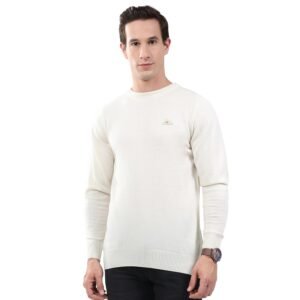 Monte Carlo Mens Regular Fit Solid Pattern Full Sleeve Winter Pullover | Warm Woolen Sweater for Men |Soft Comfortable Knitted Winter Wear for Men(Pack of 1)