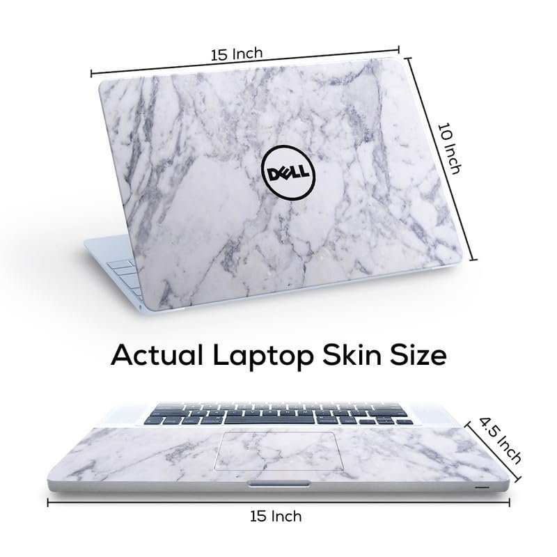 DL229 Top+Wrist Pad Vinyl Laptop Skin/Sticker/Cover for 15 to 15.6 Inches Laptops Laminated-Removable-HD Quality Compatible for Dell-(15x10 Inches) - Image 3