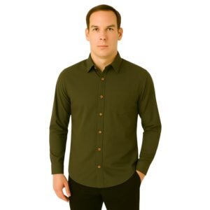 Pepe Jeans Men’s Solid Regular Fit Shirt