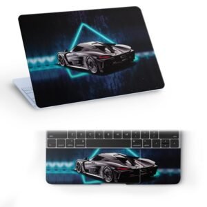 Sport Car Full Vinyl Laptop Skin/Sticker/Cover for 14 Inches Laptops Laminated-Removable-HD Quality Compatible for Hp-Dell-Sony-Lenovo-Asus etc.(13.8x9.6 Inches)