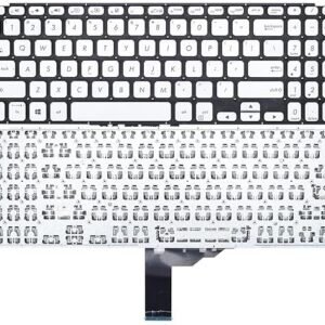 Laptop Keyboard Compatible for Asus Vivobook 15 F512 F512DA F512JA F512FA F512UA, X512UA, X512UB, X512, X512FA, X512DA,X512UA Series Color Sliver US Layout