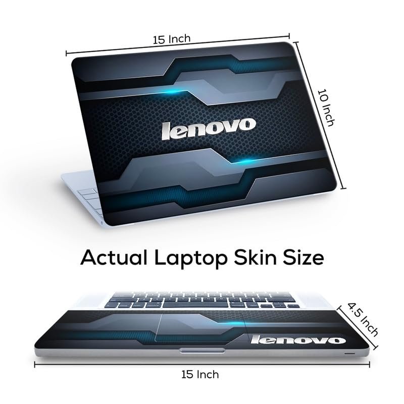 Pattern L13 Top+Wrist Pad Vinyl Laptop Skin/Sticker/Cover for 15 to 15.6 Inches Laptops Laminated-Removable-HD Quality Compatible for Lenovo (15x10 Inches) - Image 3