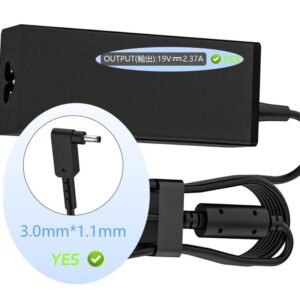 ULTRAZONE Laptop Charging Adaptor for ACER TMP238-G2-M, TMP238-M, TMX314-51-M, TMX349-G2-M, TMX349-M, TMX514-51, TMX514-51T, V3-371, V3-372T, (Output: 45W)- (19V 2.37A) - (3.0mm x 1.1mm)