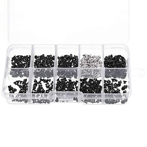 Rpi shop - Alloy Steel Universal Laptop Screws Kit for IBM, HP, Lenovo, Samsung, Dell Sony, Toshiba, 10 Different Size of M2, M2.5 & M3 Screws Each 25 pcs with Hex Nuts Pack Of 300 Pieces - Image 5