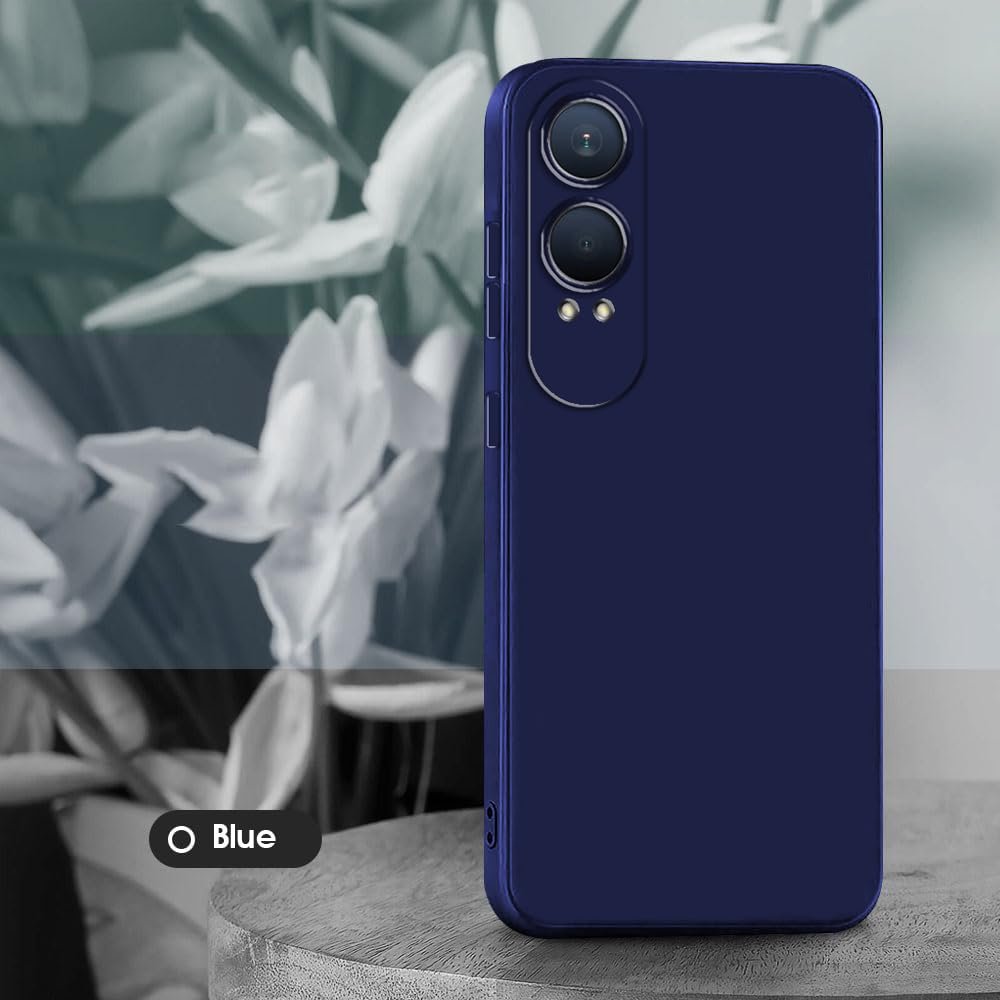 Amazon Brand - Solimo Mobile Cover for OnePlus Nord CE4 Lite 5G | Full Camera Protection | Premium Liquid Silicon Case | Flexible Bumper Case for OnePlus Nord CE4 Lite 5G (Dark Blue) - Image 3