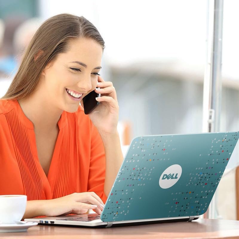 DL248 Top+Wrist Pad Vinyl Laptop Skin/Sticker/Cover for 14 Inches Laptops Laminated-Removable-HD Quality Compatible for Dell (13.8x9.6 Inches) - Image 5