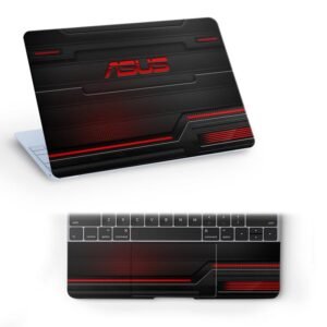 Pattern A8 Top+Wrist Pad Vinyl Laptop Skin/Sticker/Cover for 14 Inches Laptops Laminated-Removable-HD Quality Compatible for Asus (13.8x9.6 Inches)