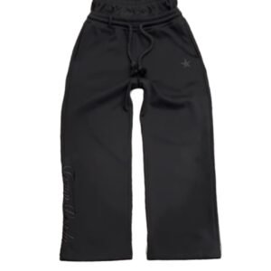 Double Waisted Sweatpants Men Y2k Baggy Sweatpants Drawstring Wide Leg Gym Workout Pants Loose Vintage Grunge Pants