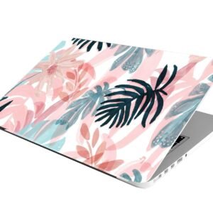 Laptop Skin Stickers Bubble-Free HD Quality Sticker for Laptops Upto 15.6" Compatible with Apple/Dell/HP/Lenovo/Acer/Asus/Sony (Dustproof|Waterproof|Scratchproof|Reusable) - PK FLOWER1