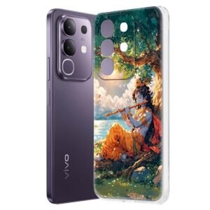 Designer Soft Back Cover Case Compatible for Vivo T4x 5G, Printed,Transparent,Flexible, Silicon for Vivo T4x 5G -D3217