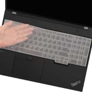 RAYA Silicone Keyboard Cover for Lenovo Thinkpad E16 Thinkpad L16 Thinkpad T16 (Gen2/Gen3) Thinkpad P16 (Gen2/Gen3) Keyboard Protector (Transparent)