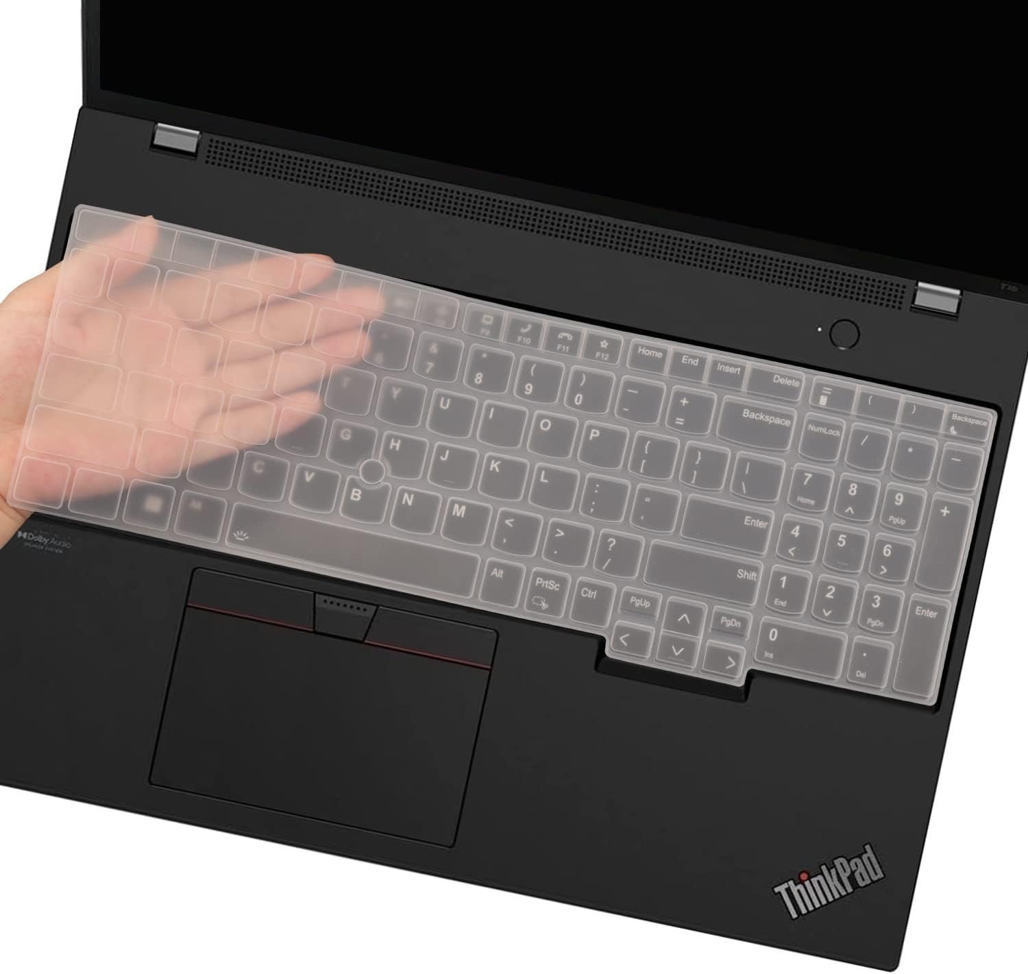 RAYA Silicone Keyboard Cover for Lenovo Thinkpad E16 Thinkpad L16 Thinkpad T16 (Gen2/Gen3) Thinkpad P16 (Gen2/Gen3) Keyboard Protector (Transparent)