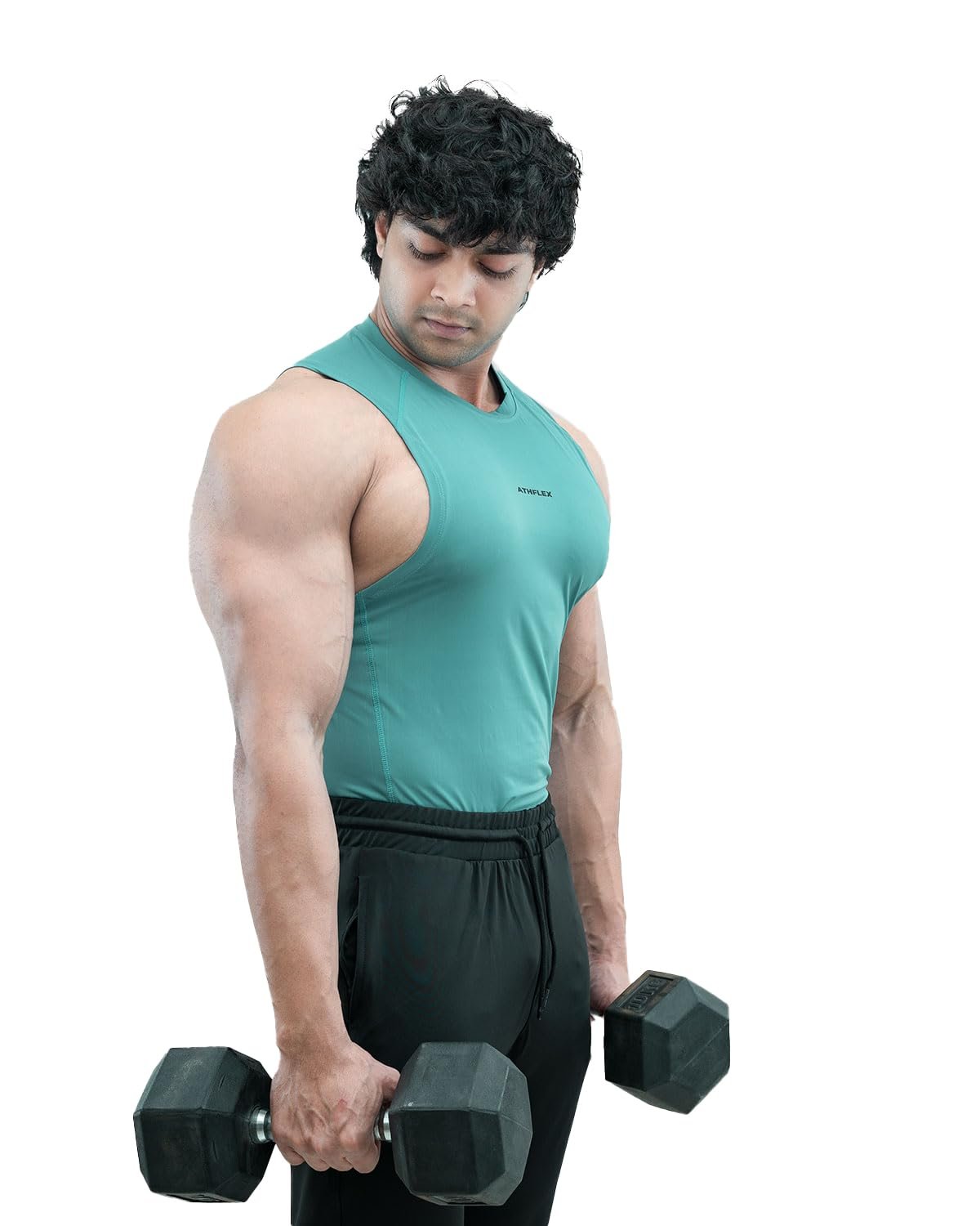 Athflex Men's Body-Fit Ace Compression Tank - Image 3