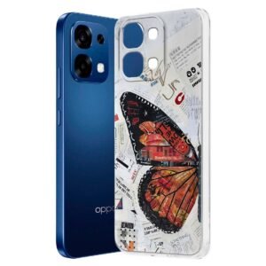 Fashionury Designer Soft Back Cover Case Compatible for Oppo F31 5G, Printed,Transparent,Flexible, Silicon for Oppo F31 5G -D3229