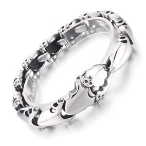 THE MEN THING CRABLOCK – 22mm Pure Titanium Steel Bracelet for Men & Boy (8inch)