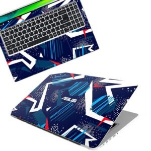 DSGN 162 Full Body Laptop Skin Bubble-Free| Laminated| Removable| HD Quality Sticker for Laptops Upto 15.6 Inches Compatible with Asus